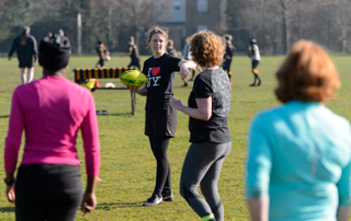 Female Rubgy Club Coaching Session